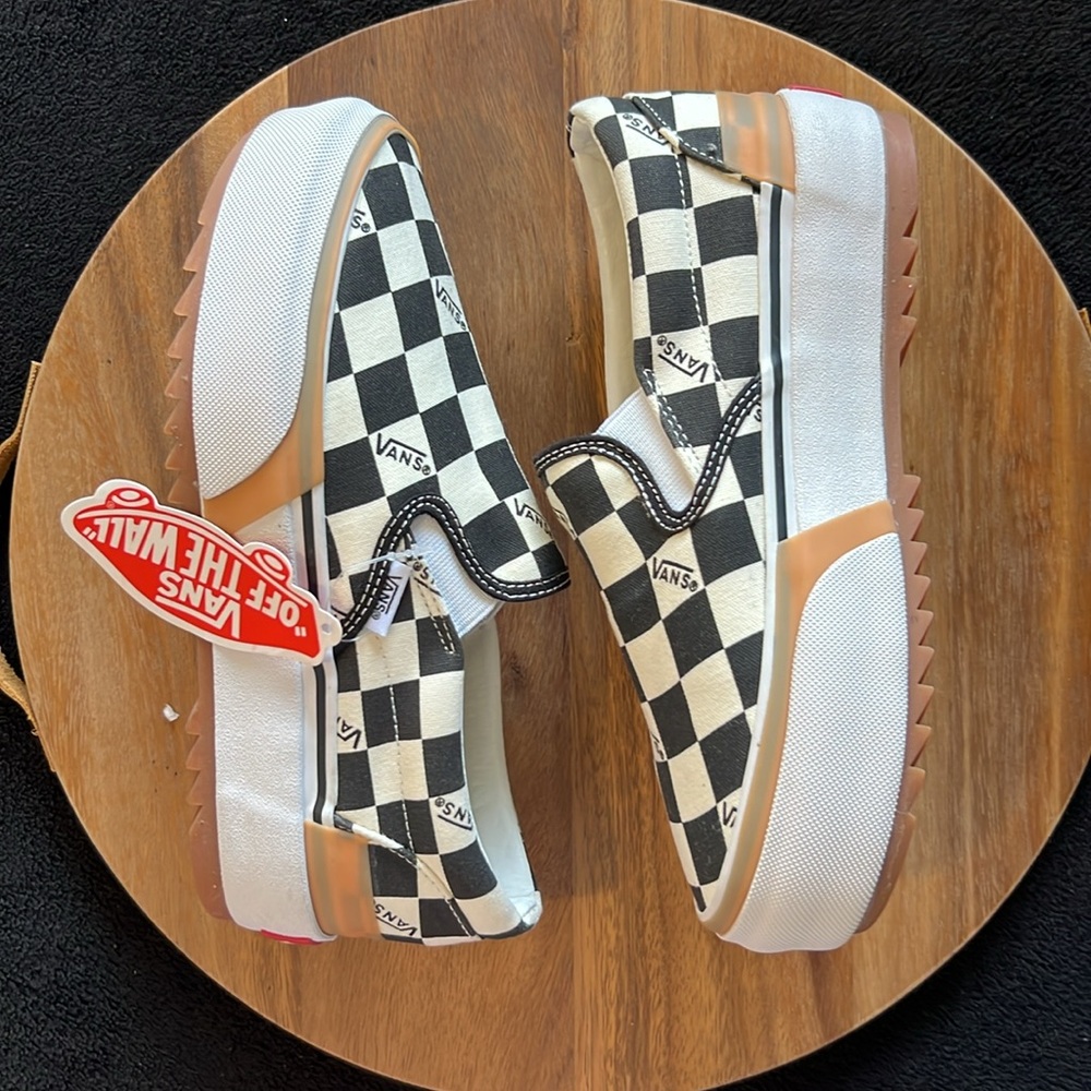 VANS Era Stacked Checkerboard Slip-On Sneakers